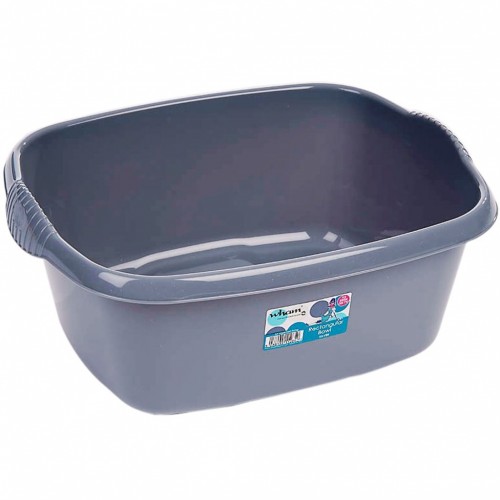 WHAM umývadlo hranaté 39X32cm 12l strieborné 11285 WHAM umývadlo hranaté 39X32cm 12l strieborné 11285