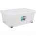 WHAM 15402 box sa skl. Vekom a kolieskami 45l biela 42000579