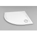 RONAL WMR Marblemate štvrťkruhová vanička, 90x90cm, R 55, biela WMR55090004