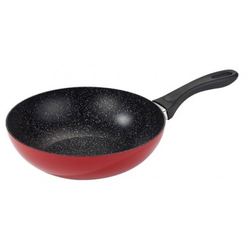 STONELINE Panvica WOK 28 cm červená WX-13690 STONELINE Panvica WOK 28 cm červená WX-13690