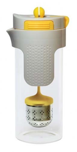 STONELINE Kanvička na čaj a kávu nerez 750 ml, žltá farba, WX-14348