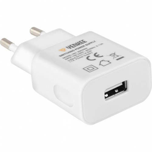 YENKEE YAC 2003WH USB nabíjačka 1000mA 45009304 YENKEE YAC 2003WH USB nabíjačka 1000mA 45009304