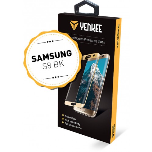 YENKEE YPG 3D01 3D ochranné sklo Galaxy S8BK 30015575 YENKEE YPG 3D01 3D ochranné sklo Galaxy S8BK 30015575