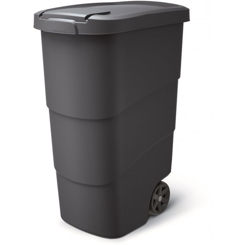 Prosperplast WHEELER Záhradná nádoba s odolnými kolieskami 110l, antracit NBWB110