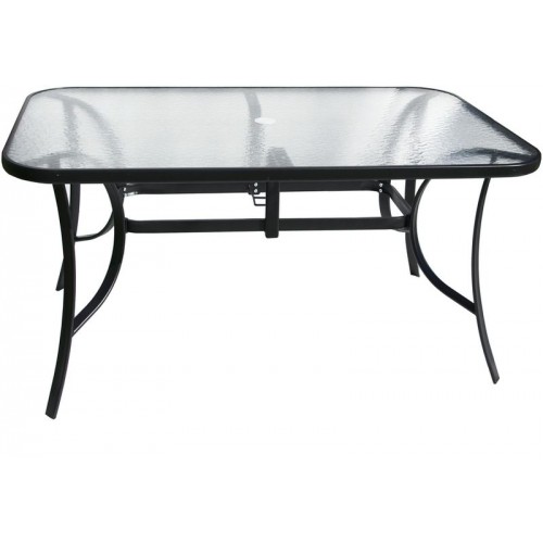 Záhradný stôl XT1012T (ZWT-150) 150x90x72cm, čierna 1012T Záhradný stôl XT1012T (ZWT-150) 150x90x72cm, čierna 1012T