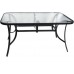 Záhradný stôl XT1012T (ZWT-150) 150x90x72cm, čierna 1012T