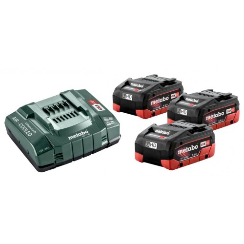 Metabo Základná sada LiHD (3x5,5Ah/18V) 685074000