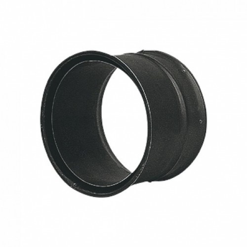 Dvojstenná zder dymovodu 180mm (1,5) čierna