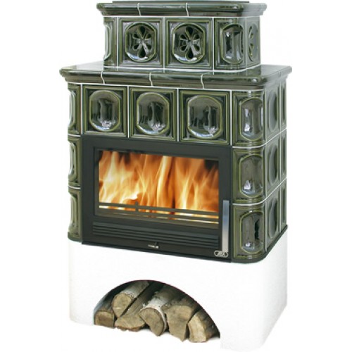 ABX Karelia TV výmenník 7 kW, Kachľová pec na drevo s plech. vložkou, picasso