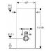 GEBERIT MONOLITH modul pre závesné wc, biele sklo / hliník 131.021.SI.5