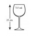 BANQUET Gourmet Crystal poháre na biele víno, 715 ml, 6 ks, 02B2G003715