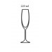 BANQUET Degustation Crystal poháre na šampanské, 220ml, 6ks, 02B4G001220