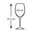 BANQUET Degustation Crystal Burgundy poháre na víno, 650 ml, 6 ks, 02B4G001650