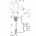 Hansgrohe AXOR STARCK Elektronická um. bat. DN15, batérie 6V, nerez 10106800