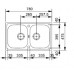 Franke Euroform EFL 620-78, 780x475 mm, nerezový drez, tkaná štruktúra 101.0060.609