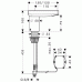 Hansgrohe AXOR STARCK X Elektronická um. batéria DN15, batérie 6V, chróm 10175000