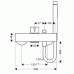 Hansgrohe AXOR STARCK X Páková vaňová batéria na stenu DN15, chróm 10402000