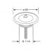 KLUDI univerzálny zátkové ventil G 1 1/4 "chróm / nikel 1041135-00