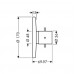 Hansgrohe AXOR STARCK Highflow Termostat pod omietku, chróm 10715000
