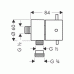 Hansgrohe AXOR STARCK Fixfit Stop Uzatvárací ventil DN15, chróm 10882000