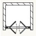 RONAL TOPP2 TOP-Line dvojkrídlové dvere 90-120 cm, aluchrom / sklo číre TOPP2SM25007