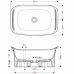 Hansgrohe Axor Urquiola Umývadlová misa 625 mm na zavesenie na stenu, biela 11302000