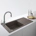 Franke FX FXG 611-100, 1000x500 mm, Granitový drez, Sivý kameň 114.0540.819