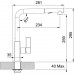 Franke FG 0392.084 Dřezová baterie s regulací, Chrom/Šedý kámen 115.0392.369