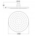 SAPHO 1203-04 Hlavová sprcha, kruh priemer 40cm, mosadz / chróm