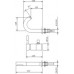 NOVASERVIS LA TORRE TOWER TECH vaňová stojánková batéria bez ramena chróm 12045 / 1,0