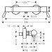 Hansgrohe Ecostat Comfort Sprchová termostat. batéria chróm 13117000