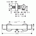 Hansgrohe Ecostat S Sprchovací termostat DN15 na stenu, chróm 13235000