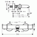 VYSTAVENÝ MODEL Hansgrohe Ecostat S Vaňový termostat DN15 na stenu, chróm 13245000