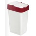 HEIDRUN Odpadkový kôš PUSH & UP 18l, biela / modrá 1340