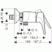 Hansgrohe METROPOL E Páková sprchová batéria DN15 na stenu, chróm 14670000