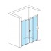 RONAL PLS2 Pur Light S posuvné dvere + stena 150 cm, vľavo, chróm/Mastercarré PLS2G1505030