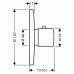 Hansgrohe Termostatická batéria Highflow pod omietku, chróm 15715000