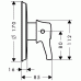 Hansgrohe Ecostat Classic Termostat pod omietku, kartáčovaný nikel 15751820