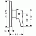 Hansgrohe Ecostat Classic Highflow Termostat pod omietku, chróm 15754000