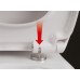 SAPHO 1703-110 VEZUV WC sedátko Soft Close, antibakteriálne, Duroplast, biela