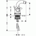 Hansgrohe AXOR CARLTON Bidet. armatúra s 2 kohúty DN15, chróm / zlato 17230090