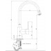 ALVEUS Alpena II 55 kuchynská batéria terra, béžová 2070656