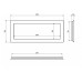 SAPHO LENA 22224 Zrkadlo s LED osvetlením 120x50cm
