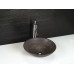 SAPHO BLOK 2401-02 kamenné umývadlo priemer 40cm, matný modrý kameň