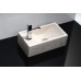 SAPHO BLOK 2401-09 kamenné umývadlo 40x22x12cm, matný béžový travertín