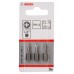 BOSCH Extra-Hart Skrutkovacie bit zvlášť tvrdý PH 1, 25 mm, 3ks 2607001508
