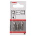 BOSCH Extra-Hart Skrutkovacie bit zvlášť tvrdý PH 2, 25 mm, 3ks 2607001511