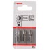 BOSCH Extra-Hart Skrutkovacie bit zvlášť tvrdý PH 3, 25mm, 3ks 2607001515