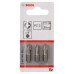 BOSCH Extra-Hart Skrutkovacie bit zvlášť tvrdý, PZ 3, 25 mm, 3ks 2607001562