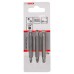 BOSCH 3-dielna sada obojstranných čepelí 2607001747